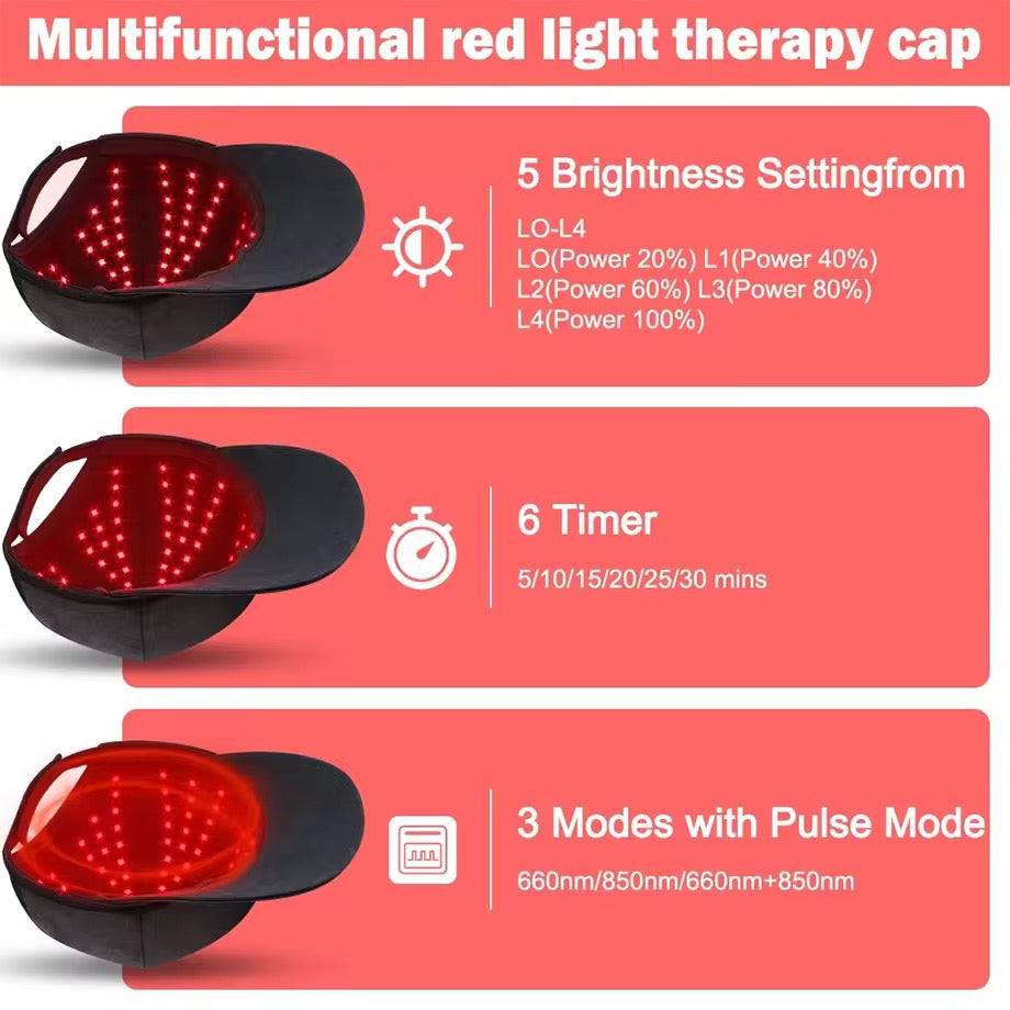 Biovital Hair Growth Cap | Red Light Therapy for Hair Regrowth